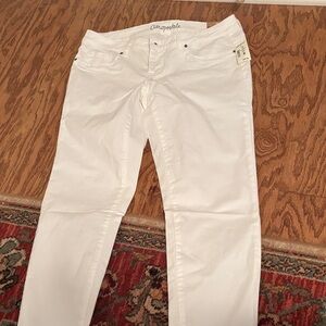 Aeropostale Women's White Lola Jegging